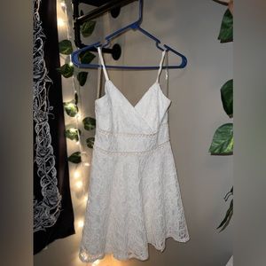 White lace summer dress, size small.